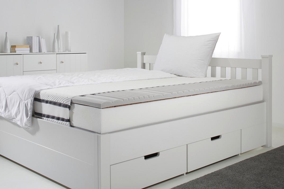 Wendematratze King-Coco H3/H5 ca. 120x200cm - Weiß, Textil (120/200cm) - Premium Living
