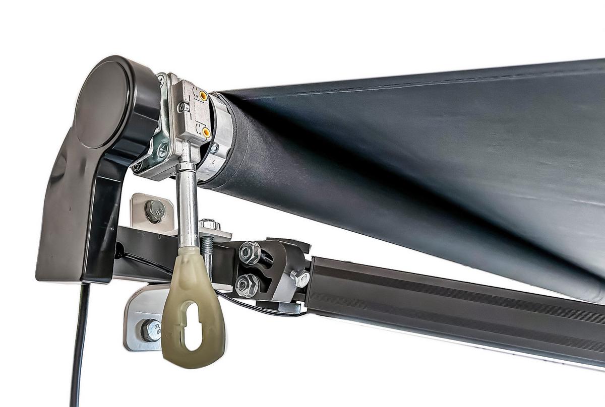 MARKISE ELEKTRI. MARKISE 295X200 ANTHR - Dunkelgrau/Anthrazit, MODERN, Kunststoff/Metall (200/20/295cm) - Gardenson