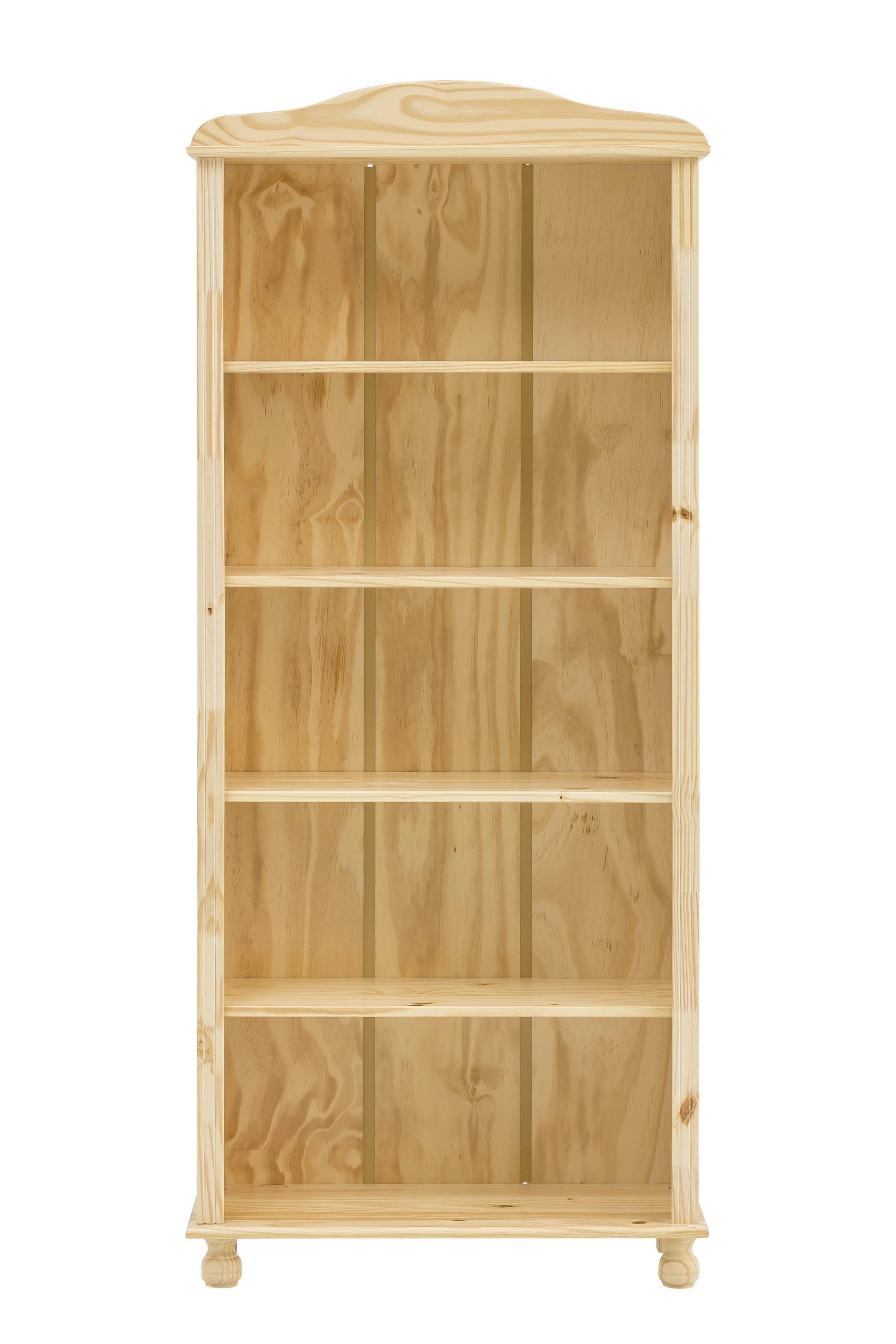 Regal mit 4 Böden Naturfarben - Naturfarben, Natur, Holz (77/180/30cm) - Livetastic