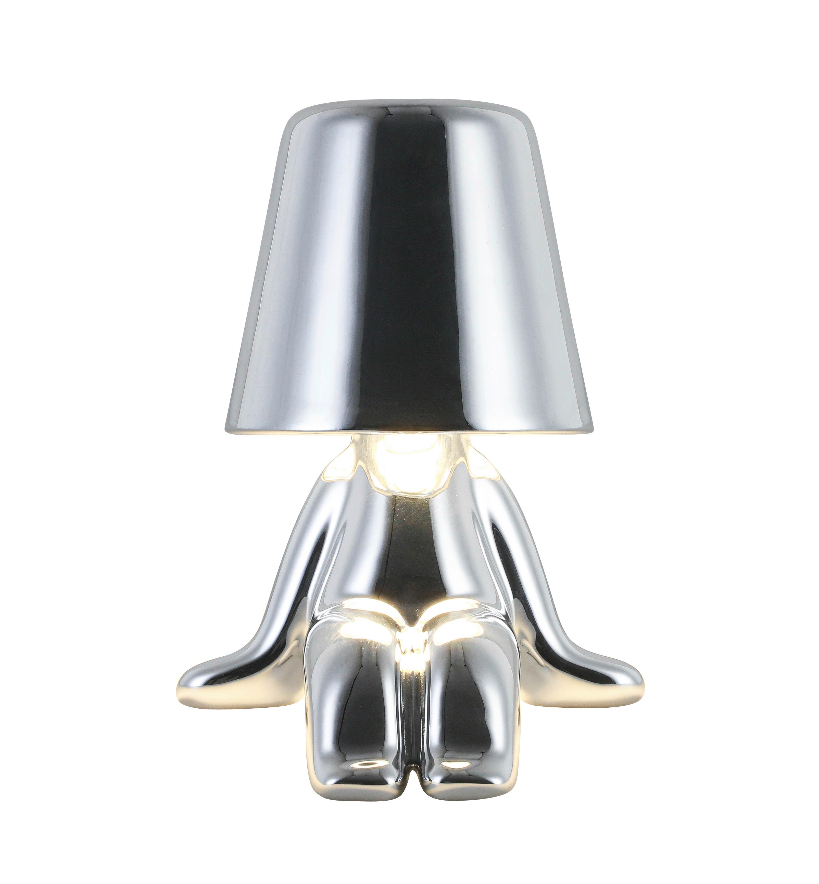 LED-DEKORATIONSLAMPA FESCH - kromfärg, Modern, metall/plast (13/13/17cm) - Mömax