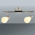 Deckenleuchte Bahar max. 3 Watt - Silberfarben/Weiß, ROMANTIK / LANDHAUS, Kunststoff/Metall (29cm) - Modern Living Deckenleuchte Bahar max. 3 Watt - Silberfarben/Weiß, ROMANTIK / LANDHAUS, Kunststoff/Metall (29cm) - Modern Living