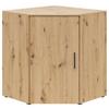 Eckkommode Multistauraum Eiche Artisan - Anthrazit/Schwarz, Modern, Holzwerkstoff/Kunststoff (71,5/83/71,5cm) - Premium Living