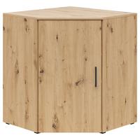 Eckkommode Multistauraum Eiche Artisan - Anthrazit/Schwarz, Modern, Holzwerkstoff/Kunststoff (71,5/83/71,5cm) - Premium Living