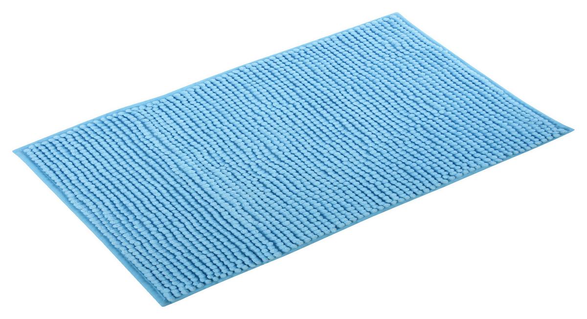 Badteppich 144506 Chenille - Hellblau, Konventionell (50/80cm) - Spirella