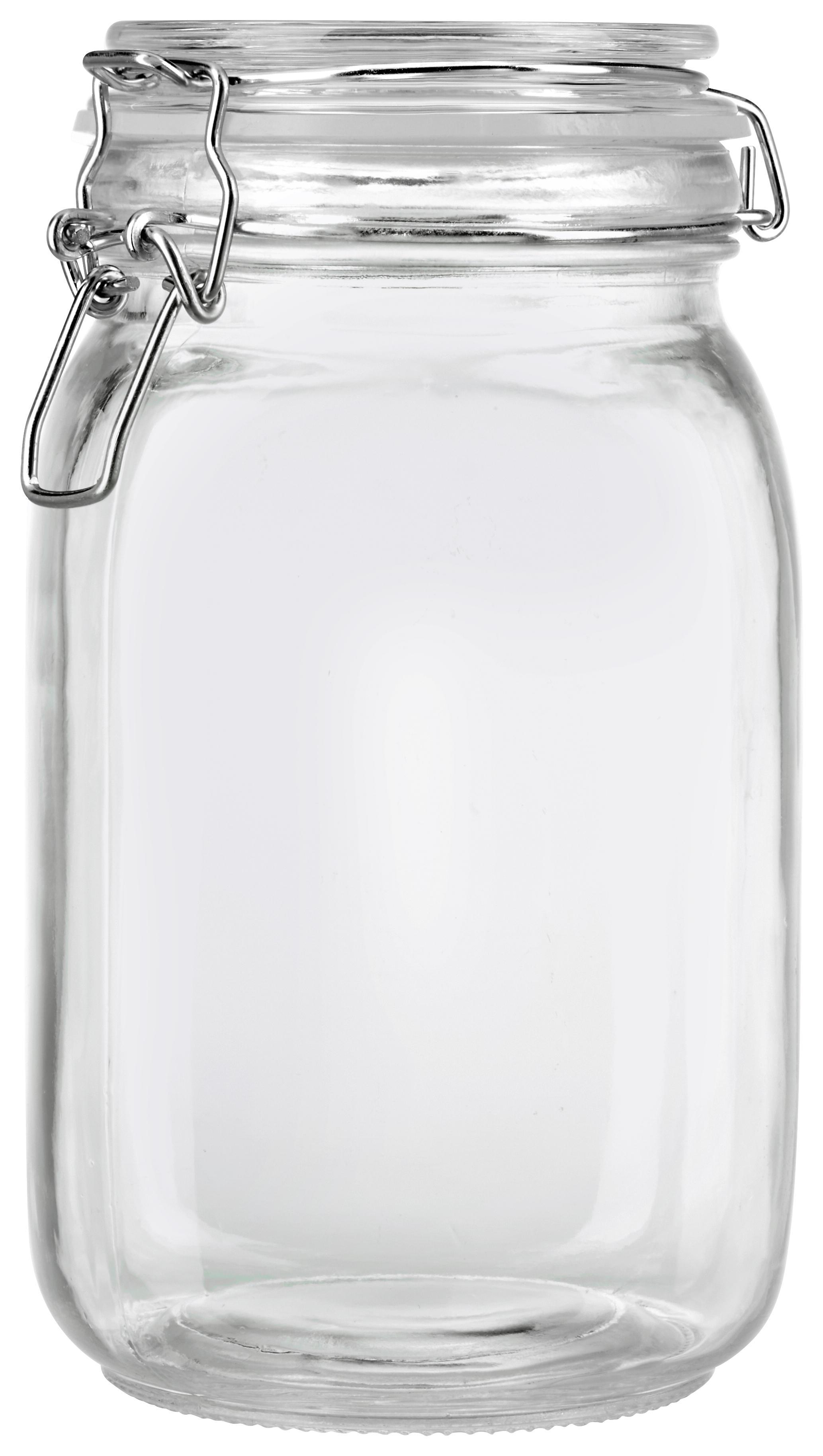 Einmachglas Nele ca. 1500ml - Klar, Glas/Metall (11,5/20cm) - Mömax modern living