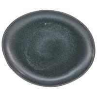 Lapostányér Gourmet - fekete, Modern, kerámia (27/20/3cm) - Premium Living
