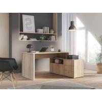 Radni Stol Tempra 2 - hrast Sonoma, Basics, drvni materijal (120,6/74,9/151,4cm) - Based