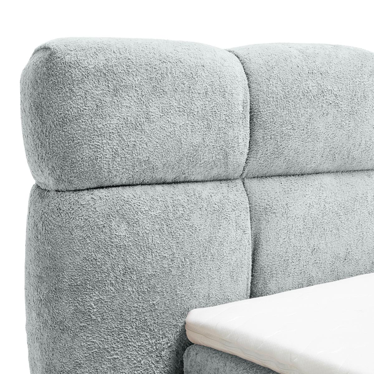 Polsterbett Monte -Top- -Based- - Hellgrau/Schwarz, Konventionell, Kunststoff/Textil (140/200cm) - Based