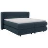 Boxspring Krevet Elodie - plava/crna, Konvencionalno, tekstil/plastika (160/200cm) - Premium Living