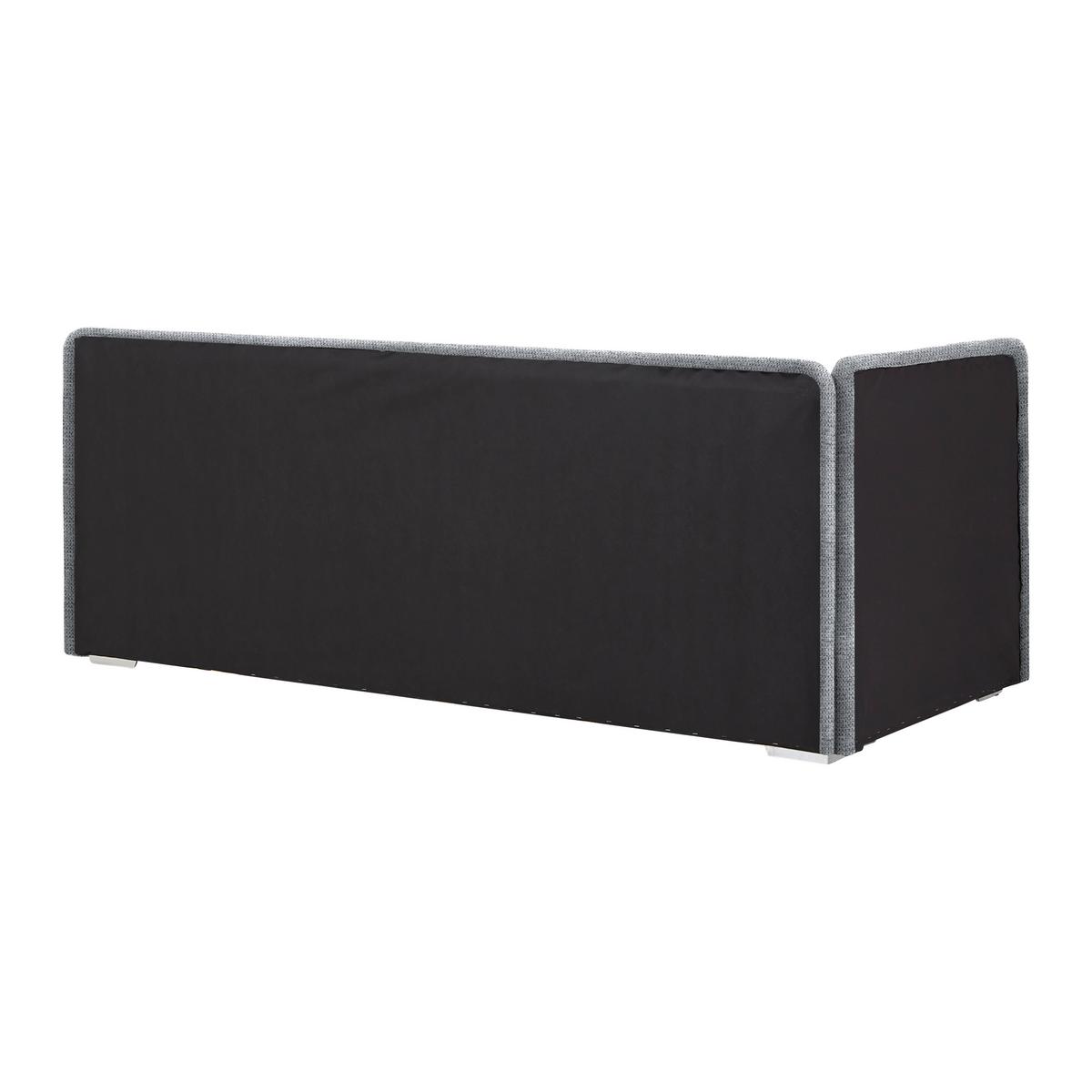Bett Remi Dunkelgrau ca. 90x200cm - Chromfarben/Dunkelgrau, KONVENTIONELL, Holz/Kunststoff (90/200cm) - Mömax