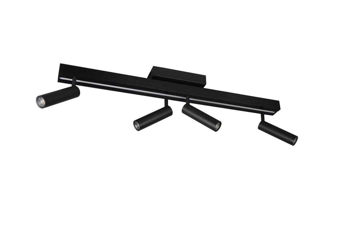 LED-Strahler Zeno Schwarz max. 12 Watt - Schwarz, Basics, Metall (133/23/8,5cm) - Trio Leuchten