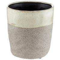 Kaspó Stoneware - bézs, kerámia (12/13cm) - Modern Living