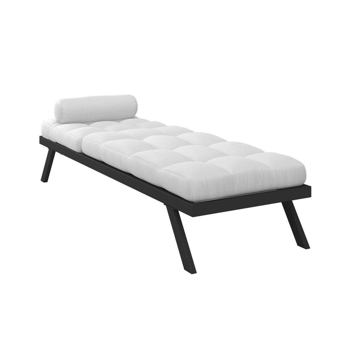 Vrtni Ležalnik Avola, Krem - krem barve/bela, Moderno, kovina/tekstil (199/31/68cm) - Bessagi Garden