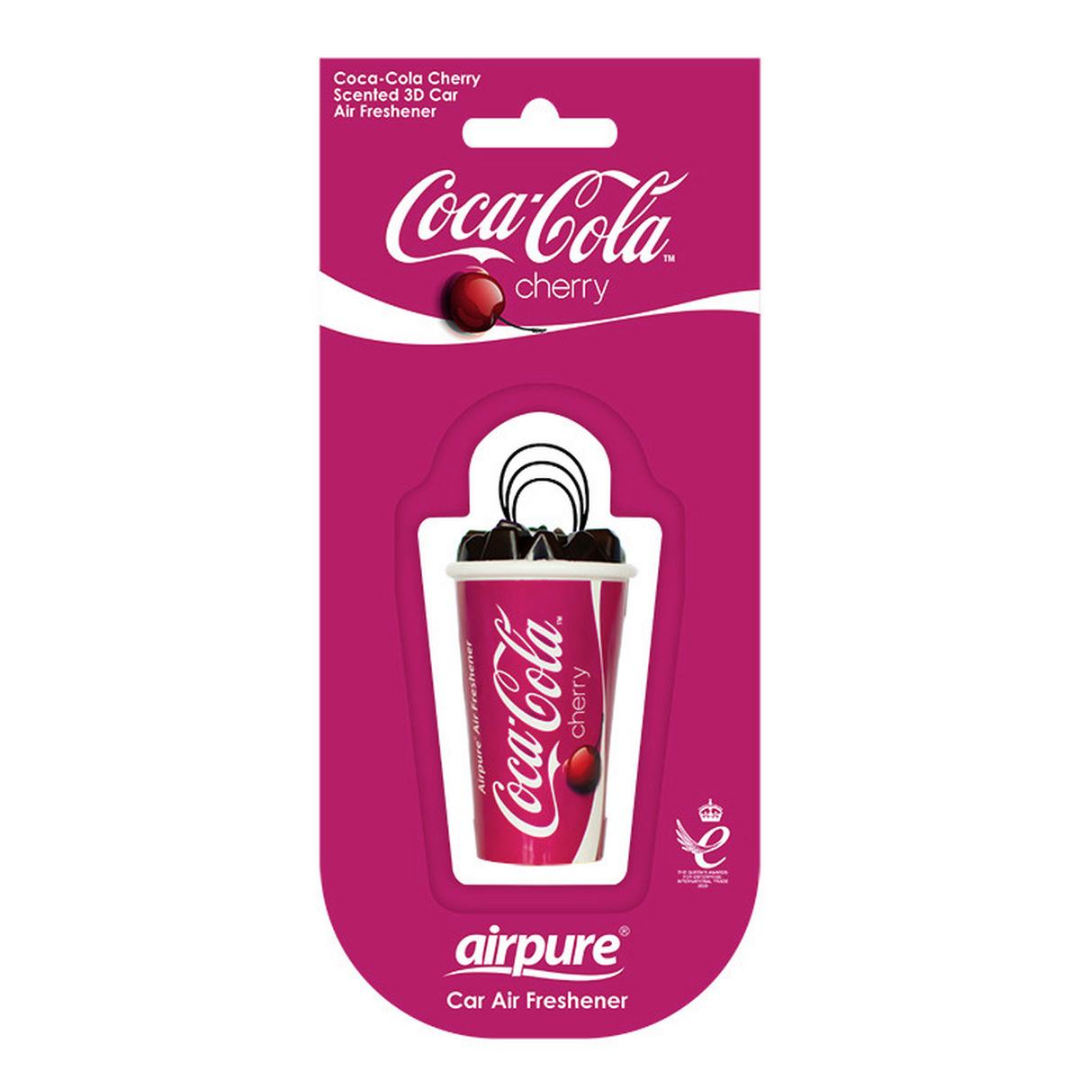 Autóillatosító 3d Pohár Coke Cherry - pink, műanyag (8.5/19cm)