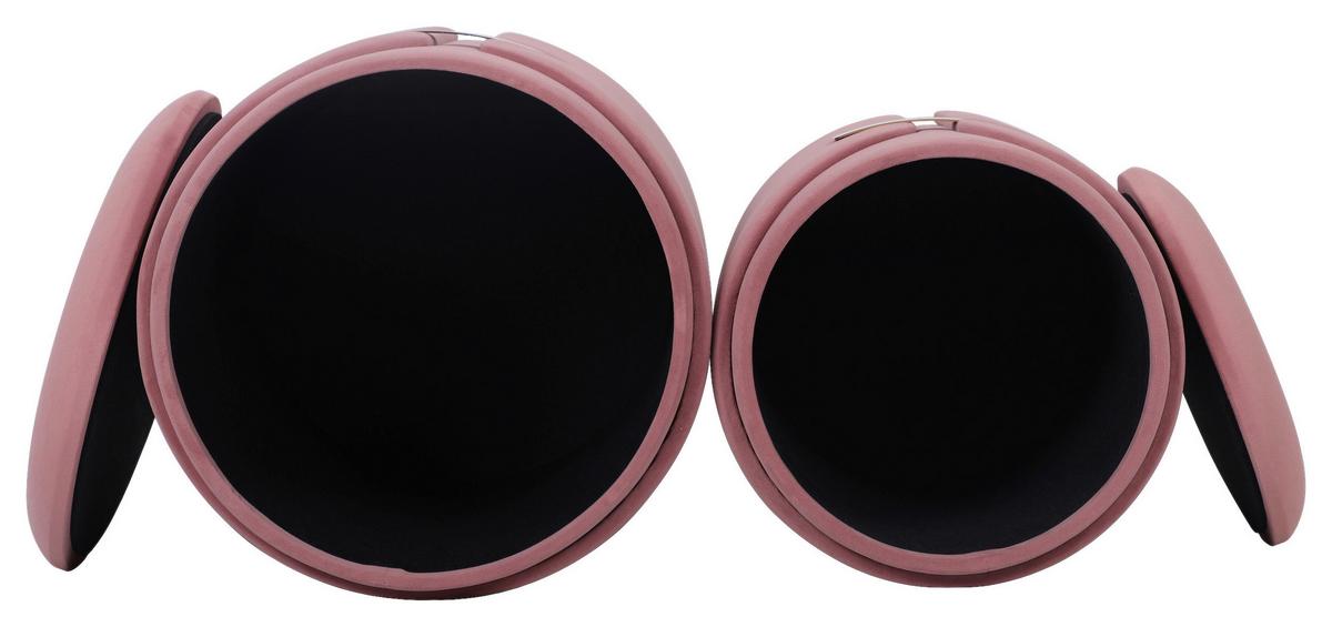 HOCKERSET FORCET 125 - Altrosa, Design, Textil (30,5+37cm) - Kayoom