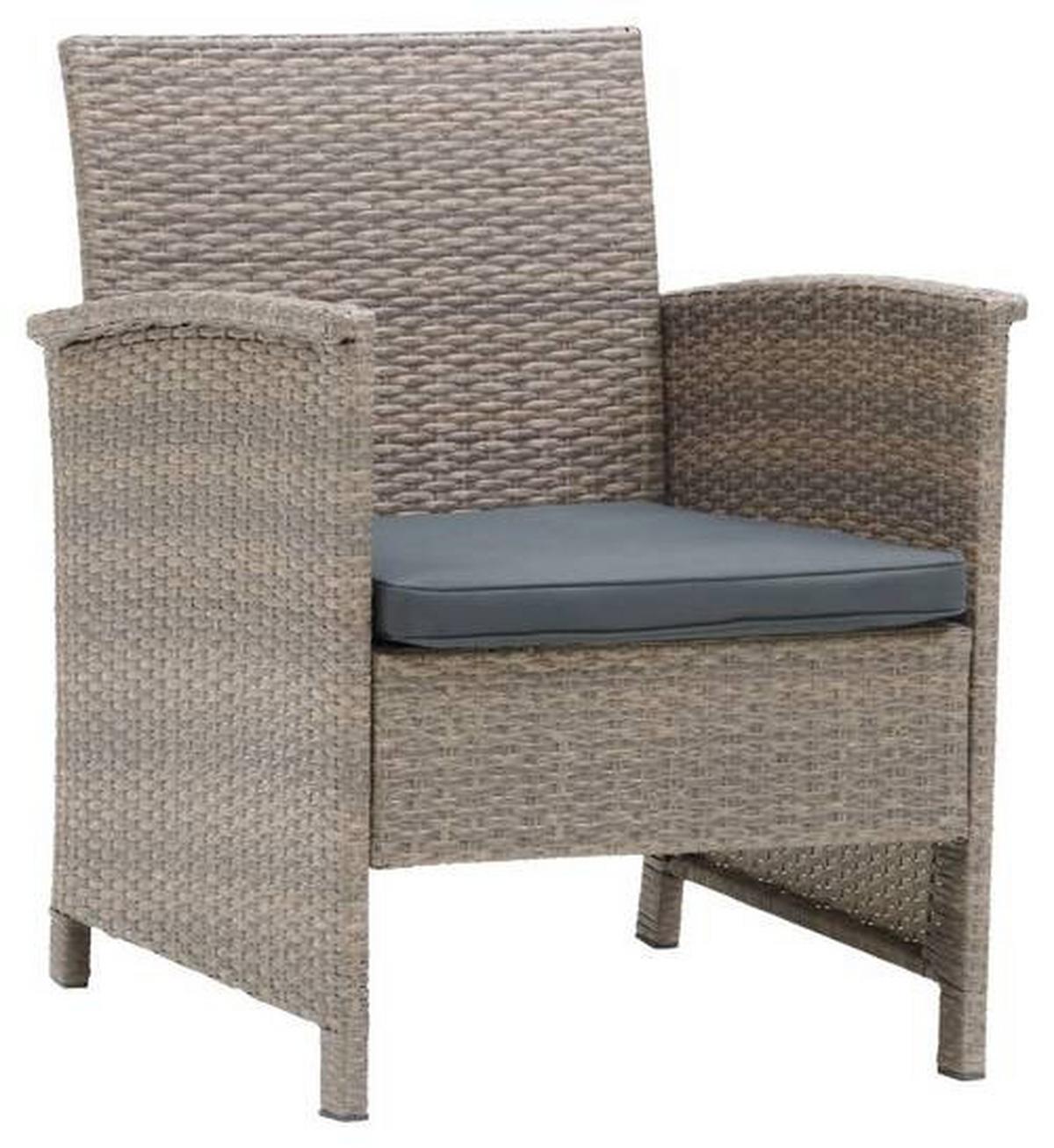 Lounge Garnitura Barbara, Siva - temno siva/črna, Moderno, kovina/umetna masa - Modern Living