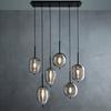 HÄNGLAMPA JEANETTE - svart, Modern, metall/glas (80/34/120cm) - Mömax