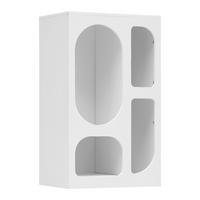 REGAL SETTO -TREND- - Weiss, Romantik / Landhaus, Holzwerkstoff (45/75/31cm) - Premium Living