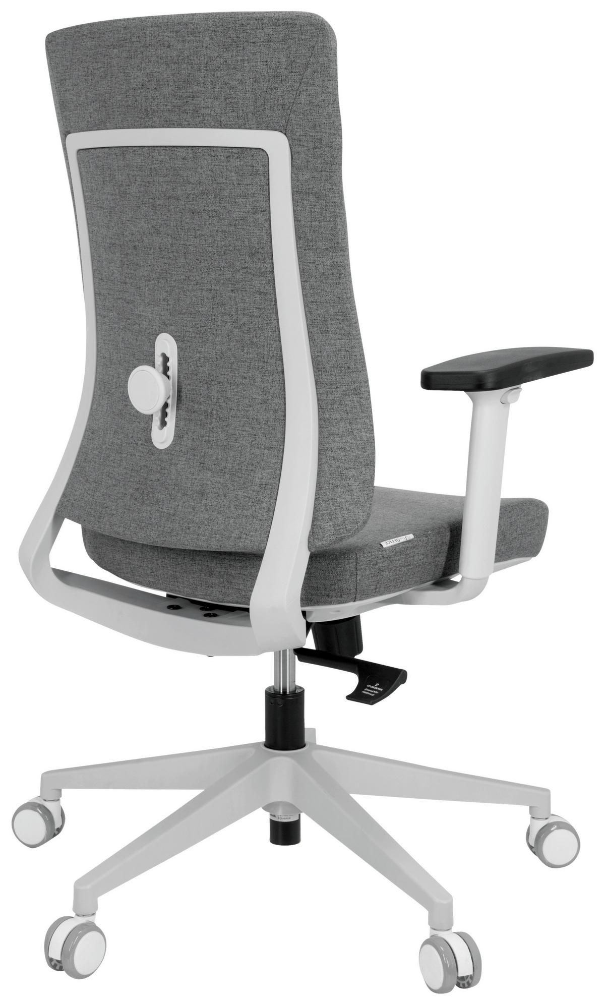 Pisarniški Stol Comfio Wp, Siva - siva, Basics, umetna masa/tekstil (66/104/58cm) - MID.YOU