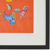 Aquarellbild Birdy I 46x56 cm - Multicolor/Schwarz, MODERN, Glas/Holz (46/56/3cm) - MÖMAX modern living