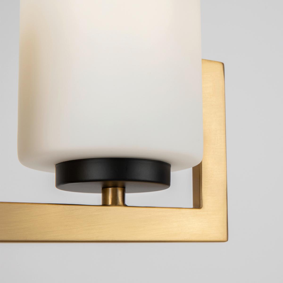 WANDLEUCHTE FORTANO - Messingfarben, Trend, Glas/Metall (10/31/18,5cm) - MAYTONI