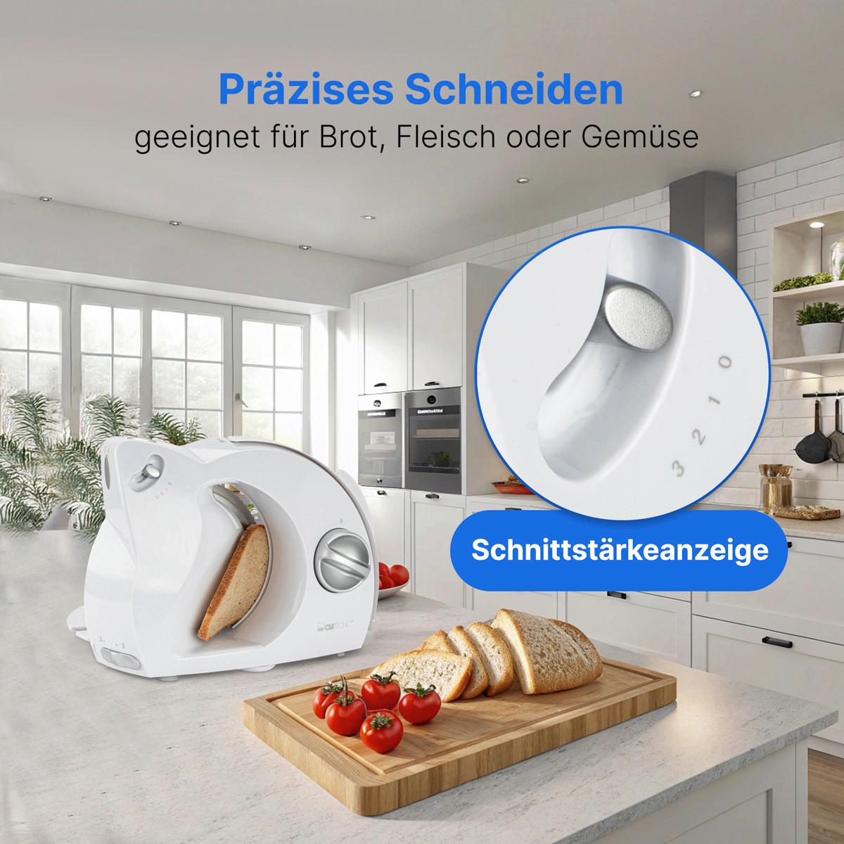 KRAJALNICA UNIWERSALNA AS 2958 - biały, tworzywo sztuczne/metal (29,5/24/33,5cm) - Clatronic