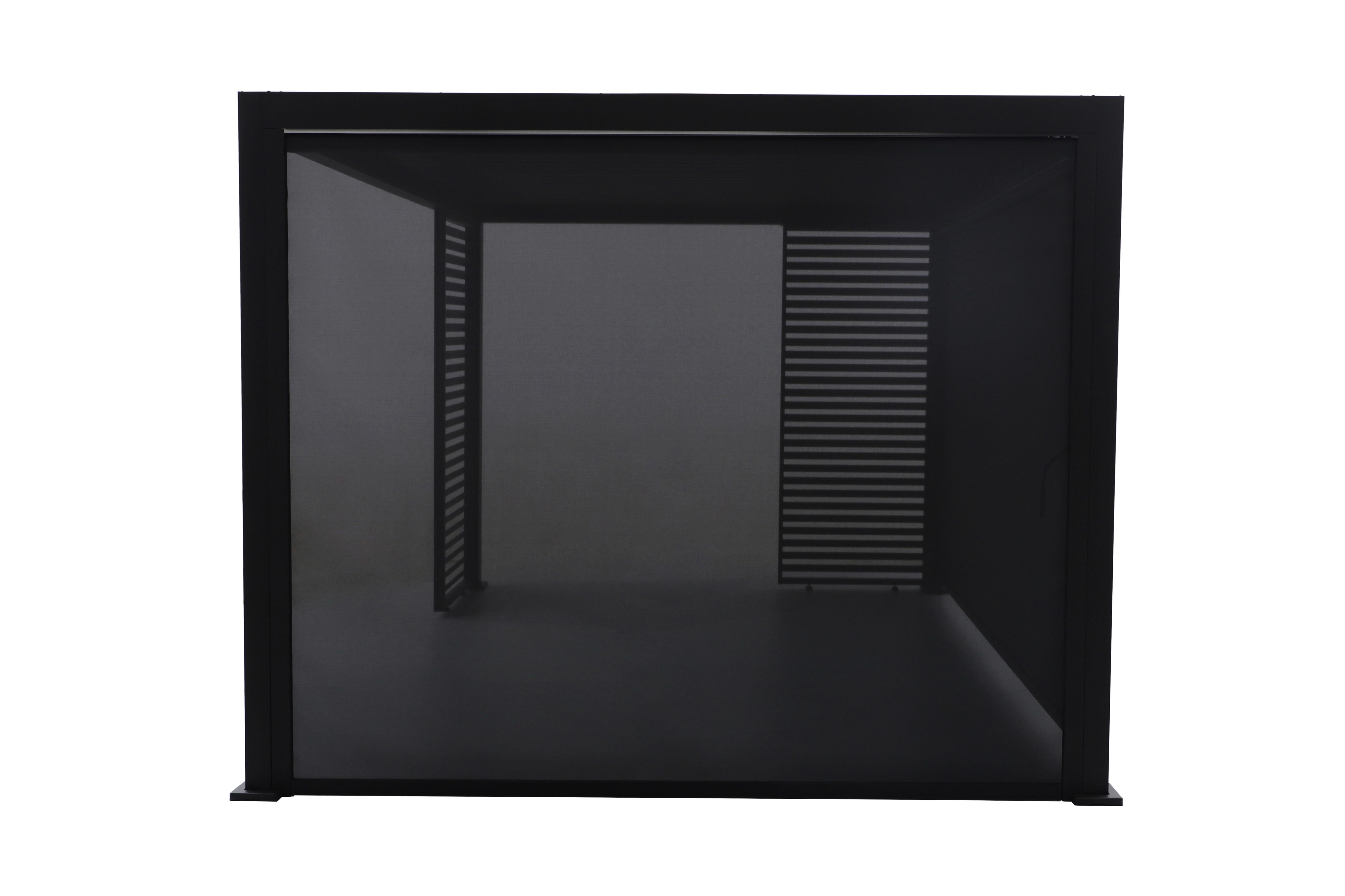 Pergola-Rollo Origin Anthrazit - Anthrazit, Basics, Metall (278/231,5/9cm) - Gardenson