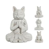 Szobor Jógázó Macska - Basics, műanyag (29/40/20cm)