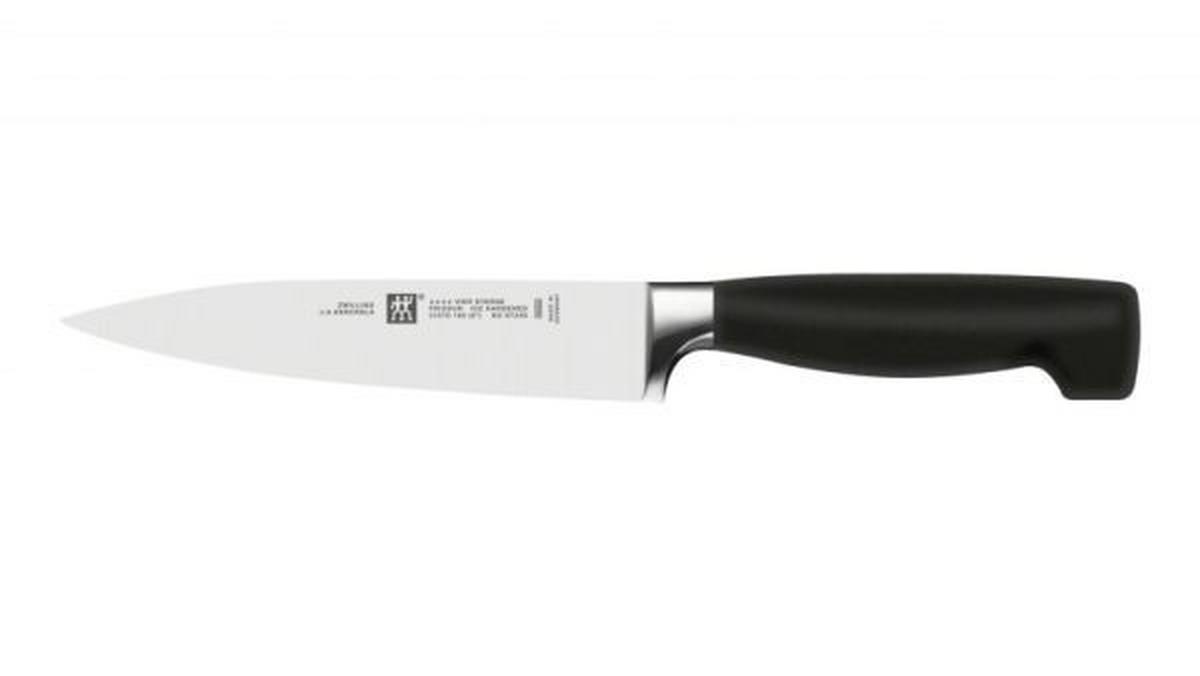 BLOK NA NOŻE 1002248/ 35068-003-0 - czarny/brązowy, Basics, metal/drewno - Zwilling
