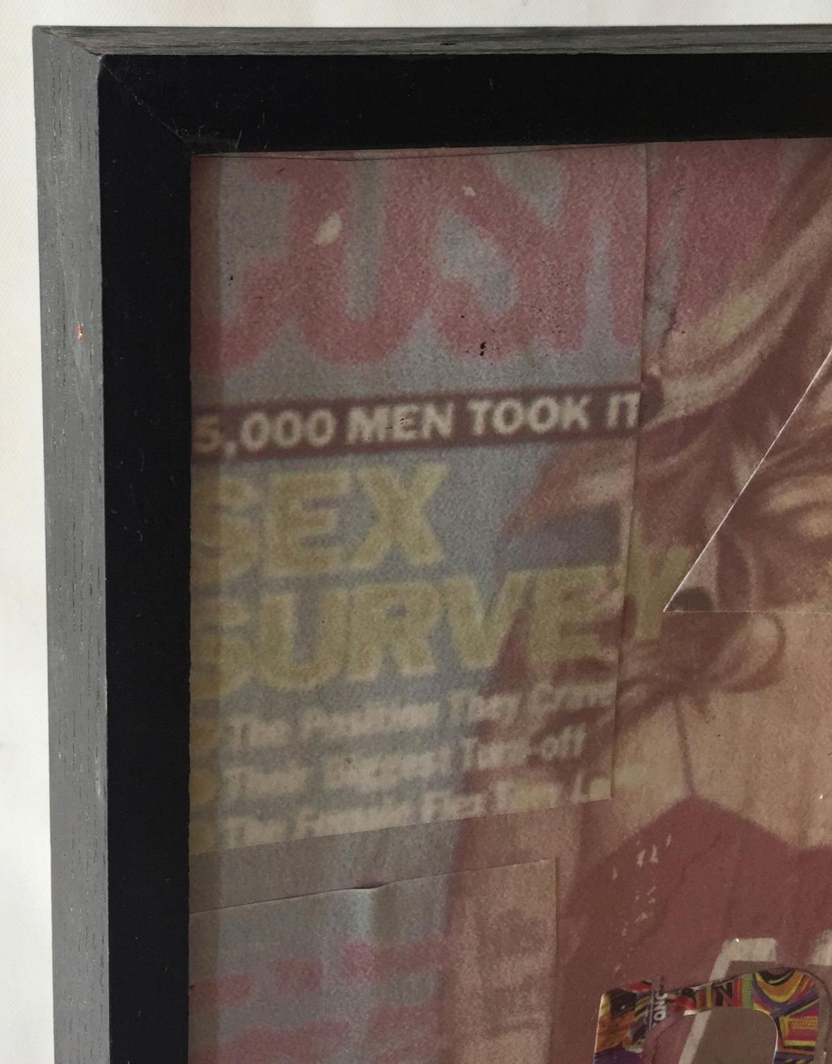 TABLEAU EIFELTURM - beige, Lifestyle, textile/bois (52/102/3,5cm) - Kayoom