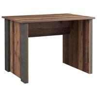 Pisalna Miza Cliff, Barva Hrasta, Temno Siva - temno siva/barve hrasta, Konvencionalno, kovina/umetna masa (103/70/73.5cm) - MID.YOU