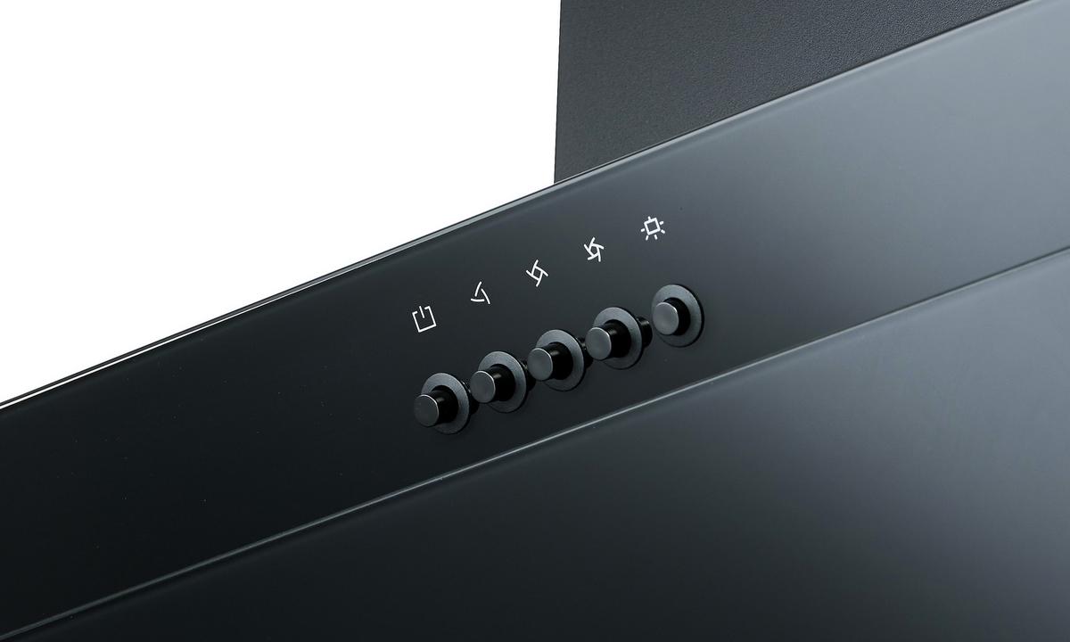 Dunstabzugshaube S22-60BBPY Schwarz - Schwarz, Basics, Metall (60/102/29cm) - PKM