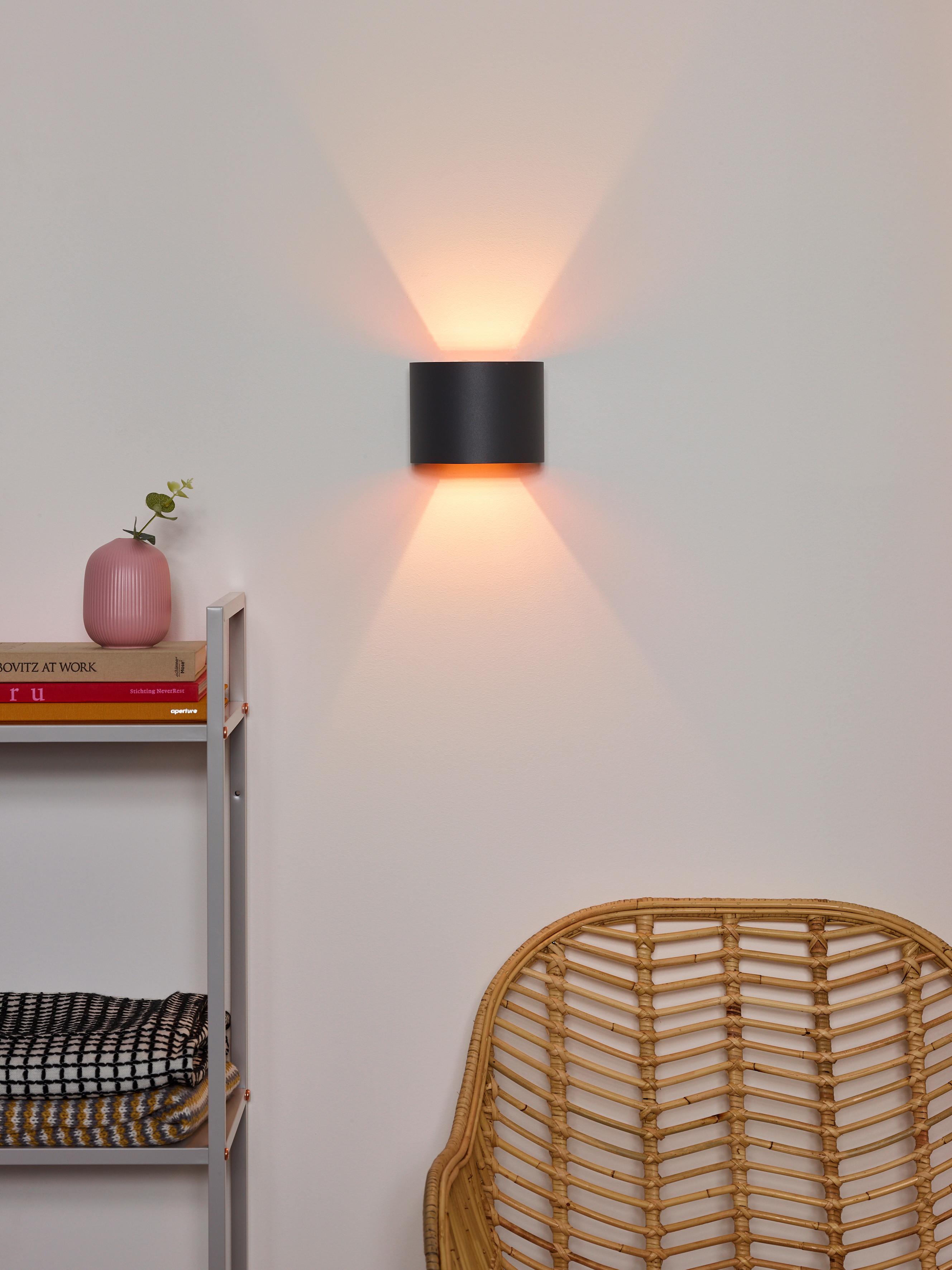 KINKIET LED 09218/04/36 XIO - szary, Design, metal (11/13/9.7cm) - Lucide