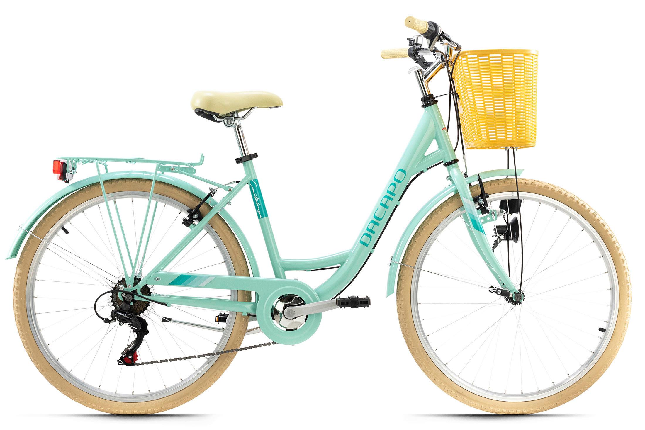 Citybike 26'' Cantaloupe RH 48cm - Gelb/Mintgrün, Basics, Metall (180/70cm)