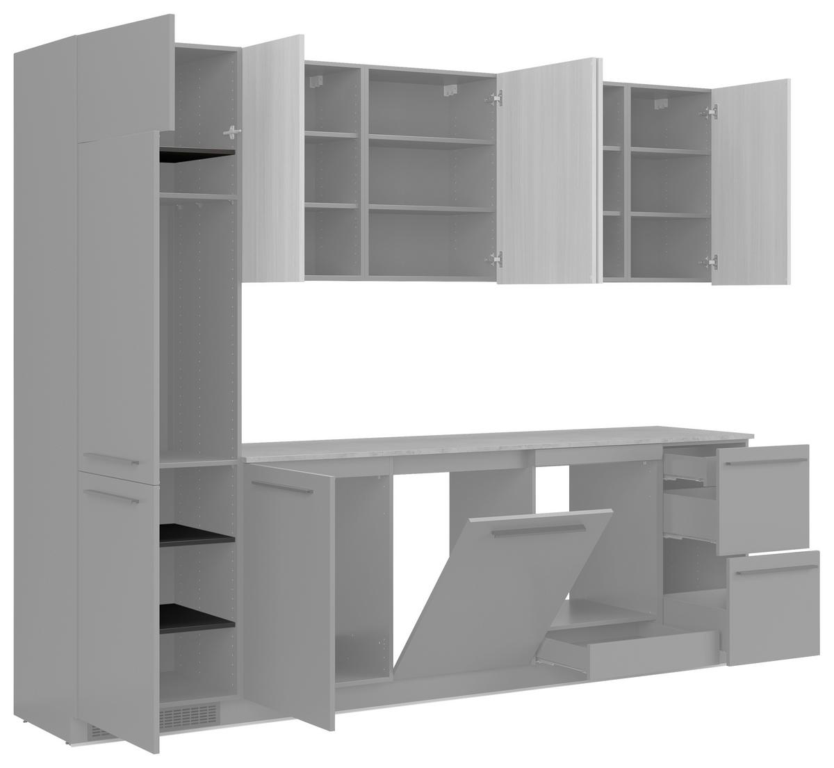 Einlegebodenset K49-POL357/49 Graphitfarben, - Graphitfarben, Basics, Holzwerkstoff (57,8/80,3/48,9cm) - Visiona