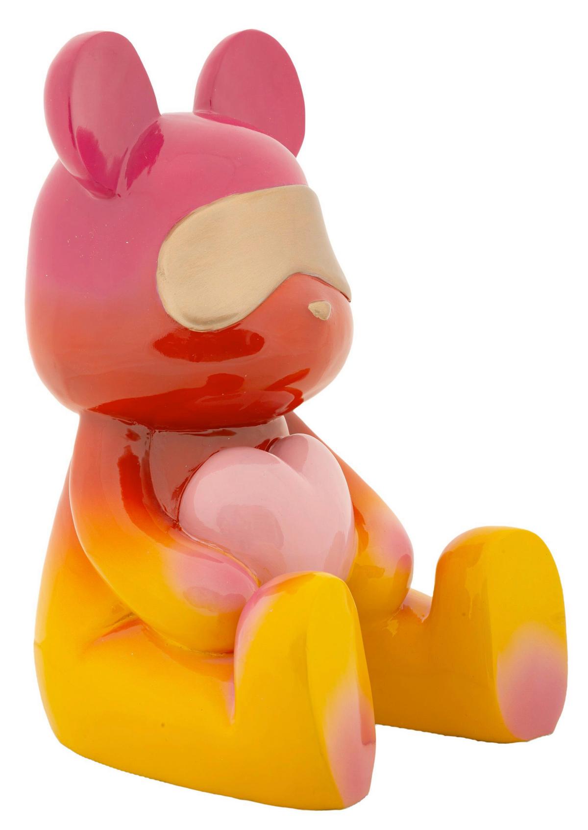 Skulptur Lea Multicolor - Basics, Kunststoff (21.5/32/20.5cm)