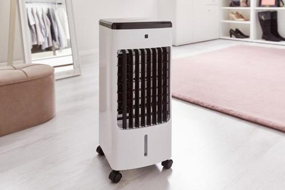 Luftkühler Sora max. 60 Watt - Weiss, Kunststoff (23/57/25cm) - Insido