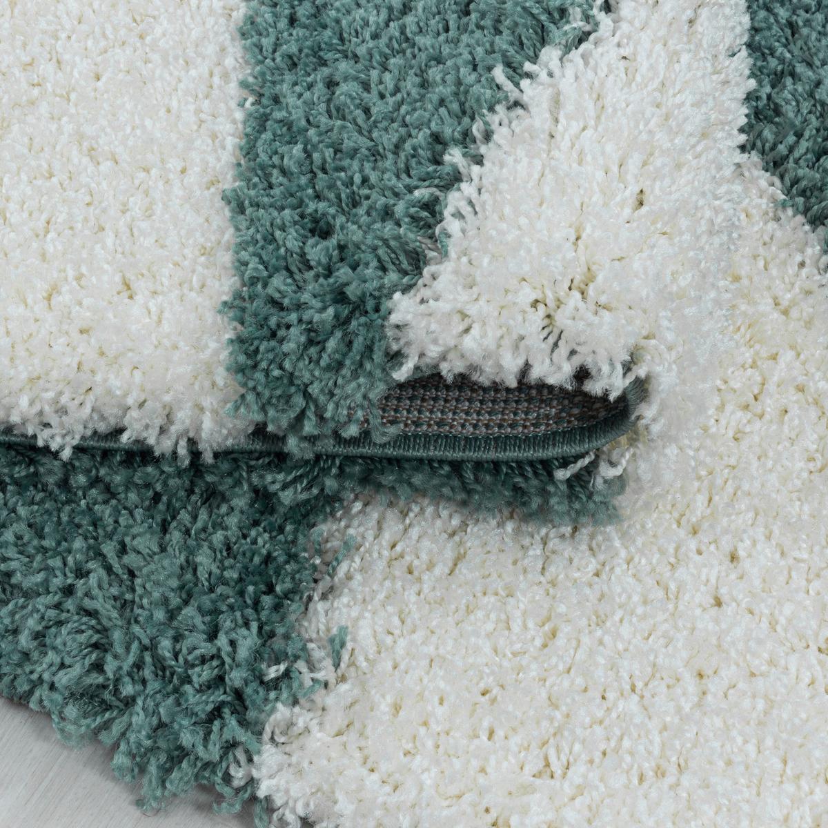 Hochflorteppich Tango Blau ca. 160x230cm - Blau, Design, Textil (160/230cm)