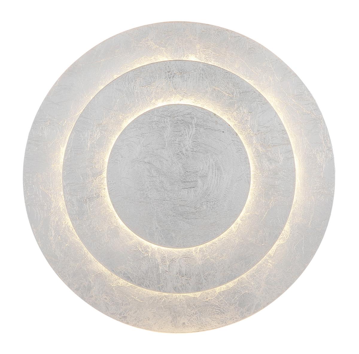 Led Stropna Svjetiljka Heda - srebrne boje, Design, metal (35/7cm) - Globo