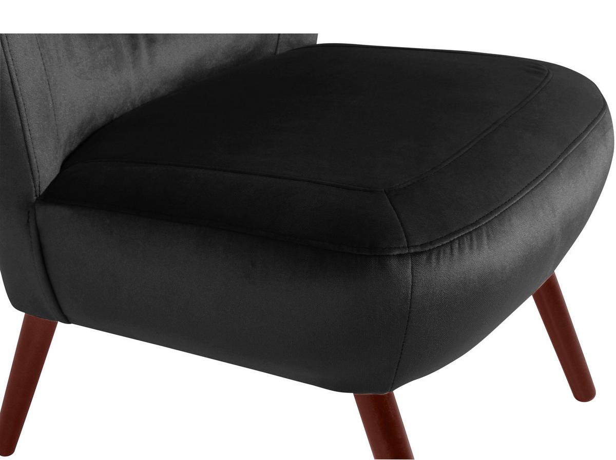 SESSEL SARI - Nussbaumfarben/Schwarz, Design, Holz/Holzwerkstoff (70/86/69cm) - Max Winzer