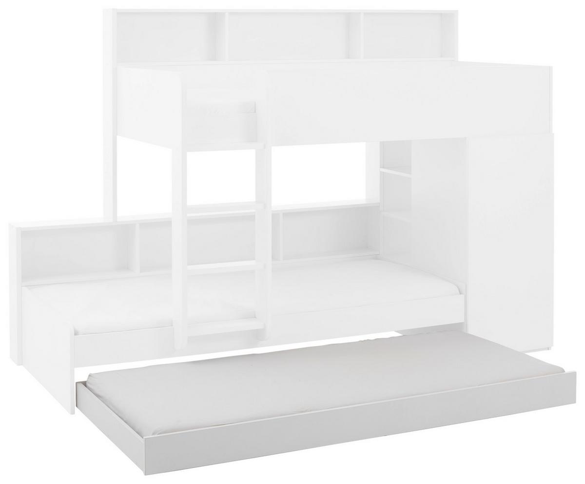 Podposteljni Predal Sina, Bela - bela, Moderno, leseni material (199,4/20,5/95,6cm)