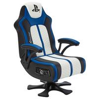 Gamingsessel Playstation Legen d ca. 88x64x102cm Blau/Schwarz - Blau/Schwarz, MODERN, Leder/Holzwerkstoff (88/64/102cm) - X Rocker