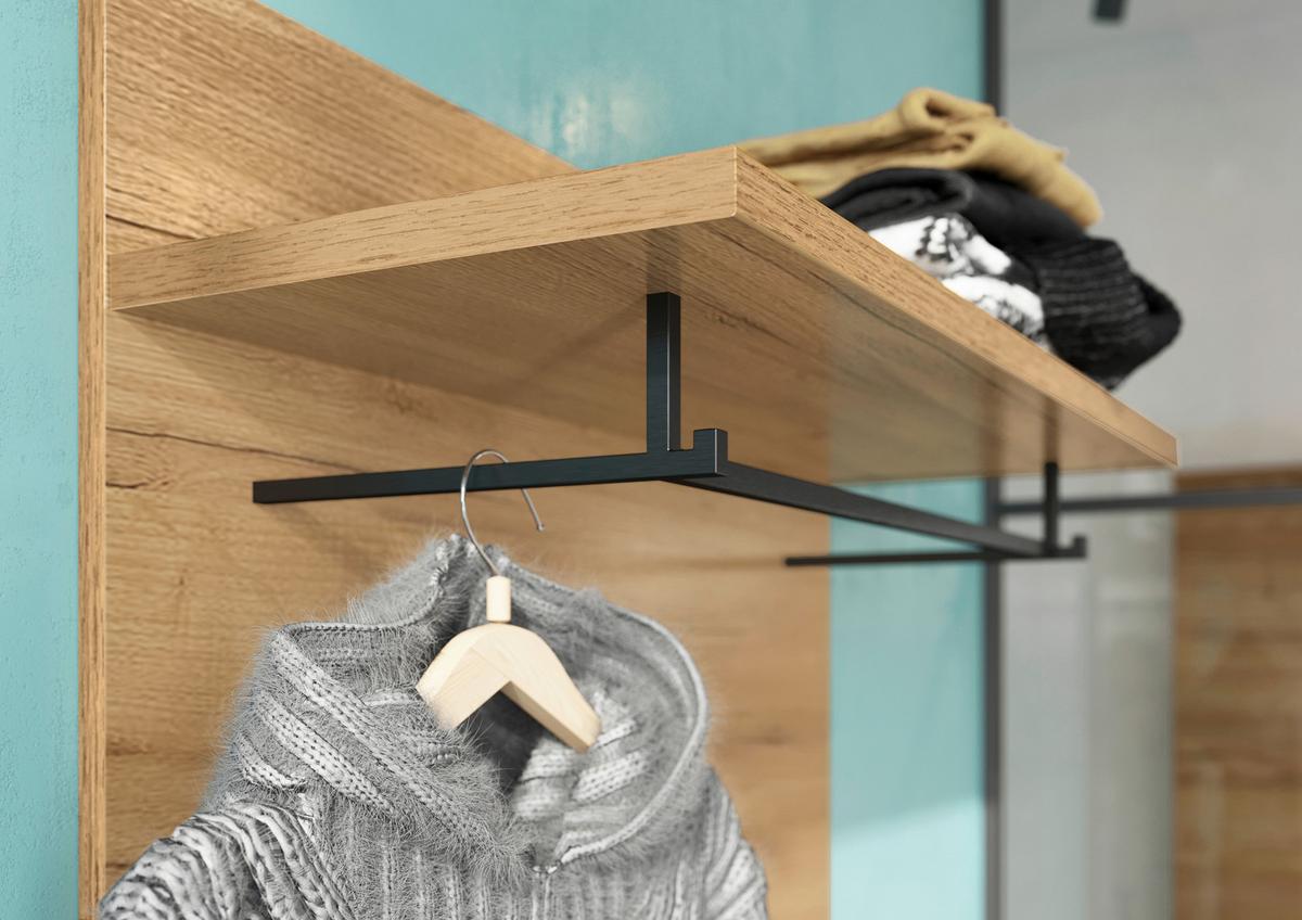 GARDEROBENPANEEL GW-FREMONT - Eichefarben, KONVENTIONELL, Holzwerkstoff (75/110/30cm) - Germania