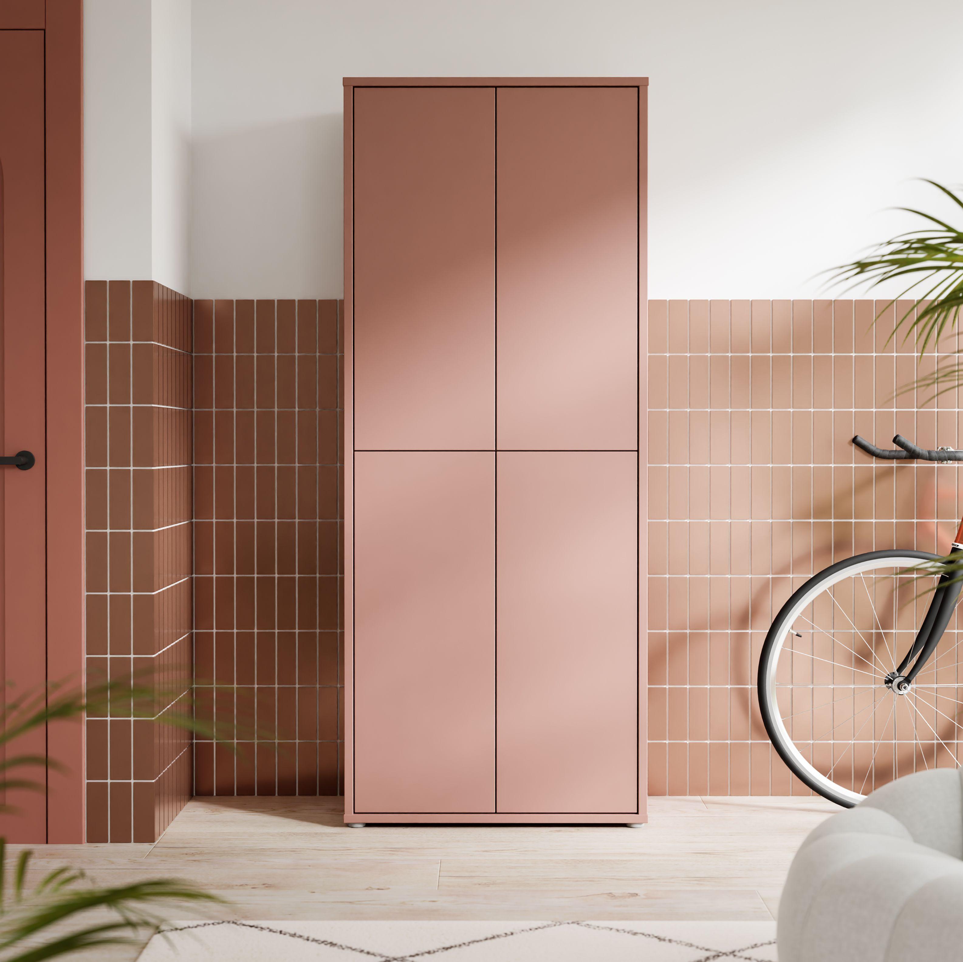 Ormar Za Cipele Alice - terakota, Moderno, drvni materijal (74,5/191,9/34,9cm) - Modern Living