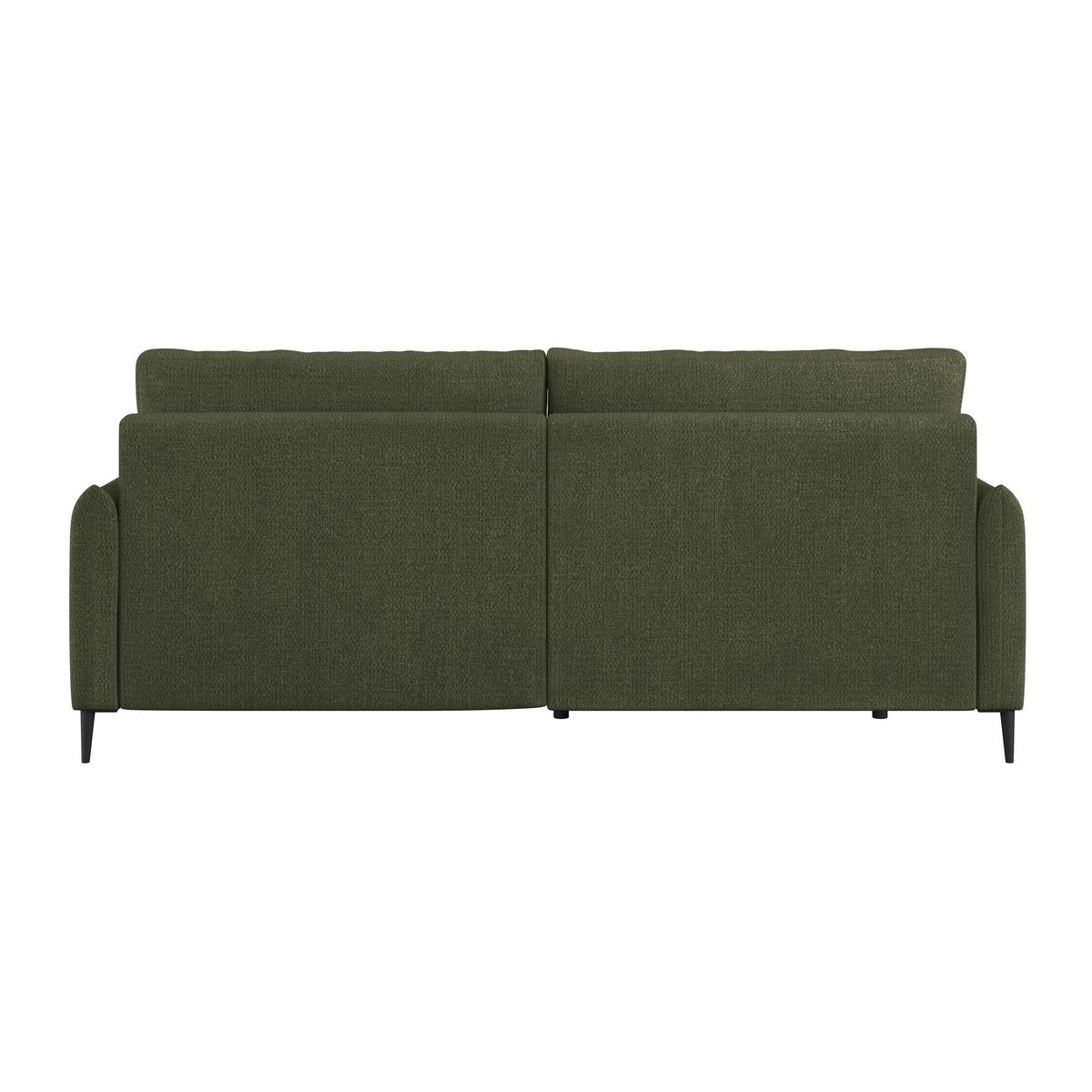 Kutna Garnitura Polis - maslinasto zelena/tamno zelena, Trend, tekstil/metal (221/142cm) - Ondega