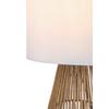 GOLVLAMPA HOLZU - vit/brun, Modern, metall/papper (30/135cm)
