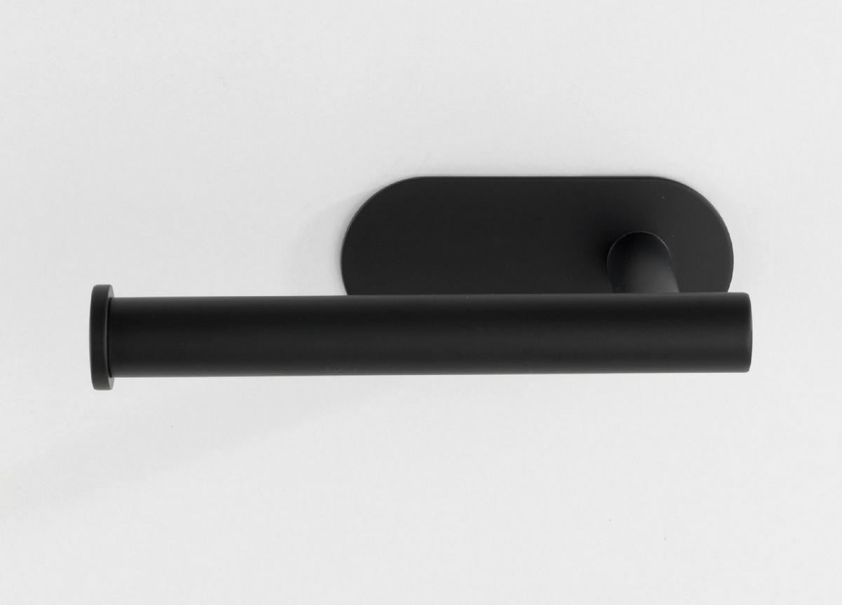 Suport hârtia igienică Orea Black - negru, Modern, metal (16/4,5/7cm) - Wenko
