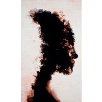 Aluminiumbild Silhouette I Schwarz/Weiß ca. 70x118cm - Schwarz/Weiß, Design, Kunststoff/Metall (70/118cm) - Wandkraft