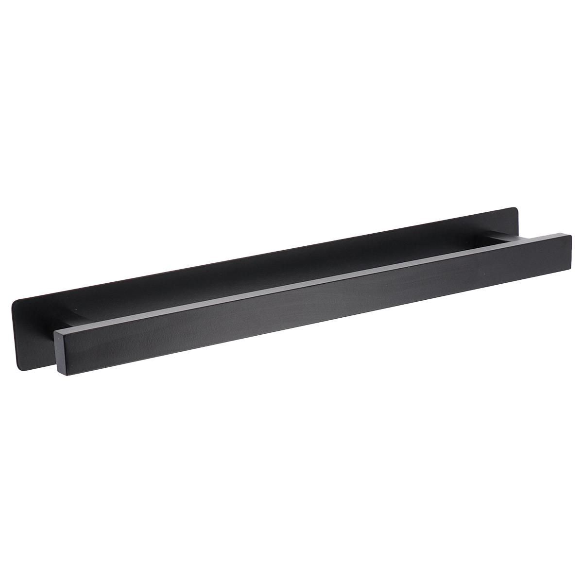 Suport pentru prosop Eboni - negru, Basics, metal (40/4,5/6cm)