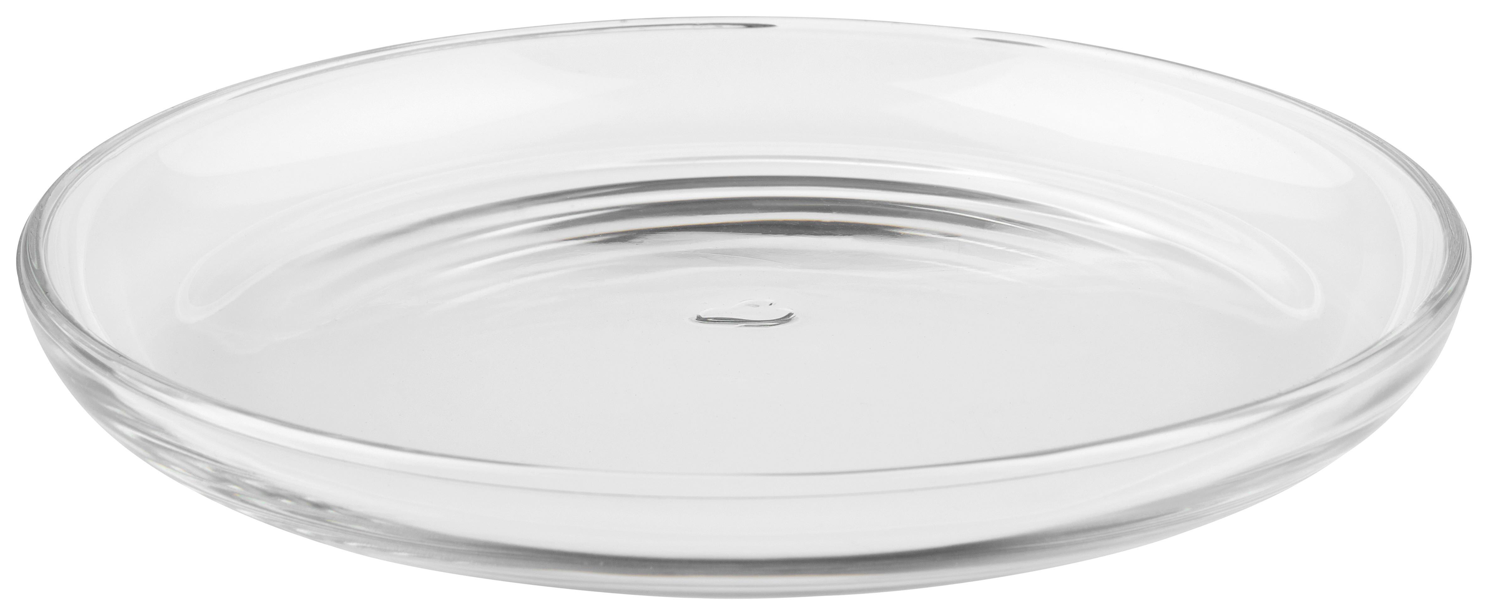 TALERZ DO SAŁATY 066330 - przezroczysty, Basics, szkło (18cm) - Leonardo